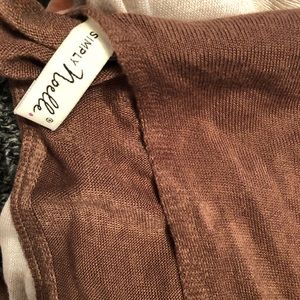 Simply Noelle Cardi Wrap Brown